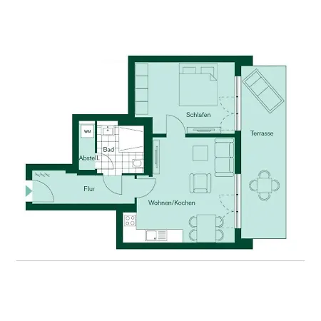 Διαμέρισμα Terrassenwohnung 