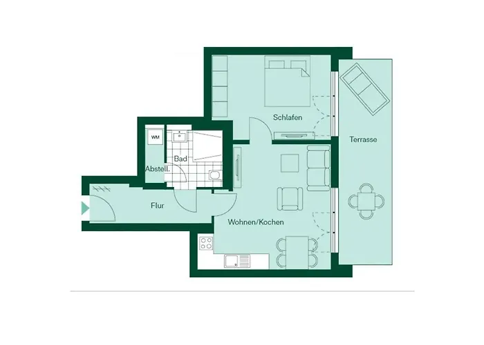 דירה Terrassenwohnung 
